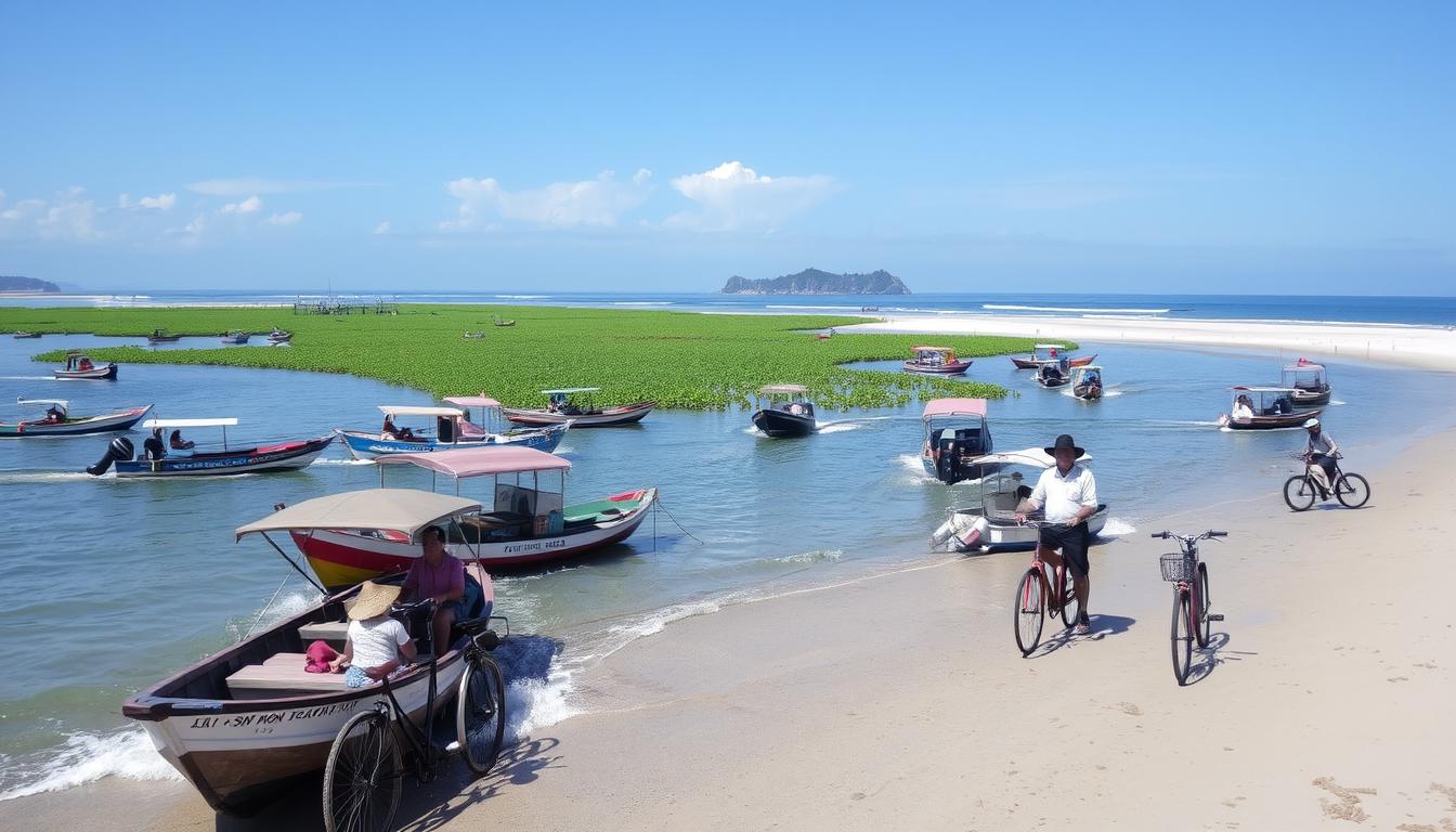 phương tiện di chuyển Lý Sơn